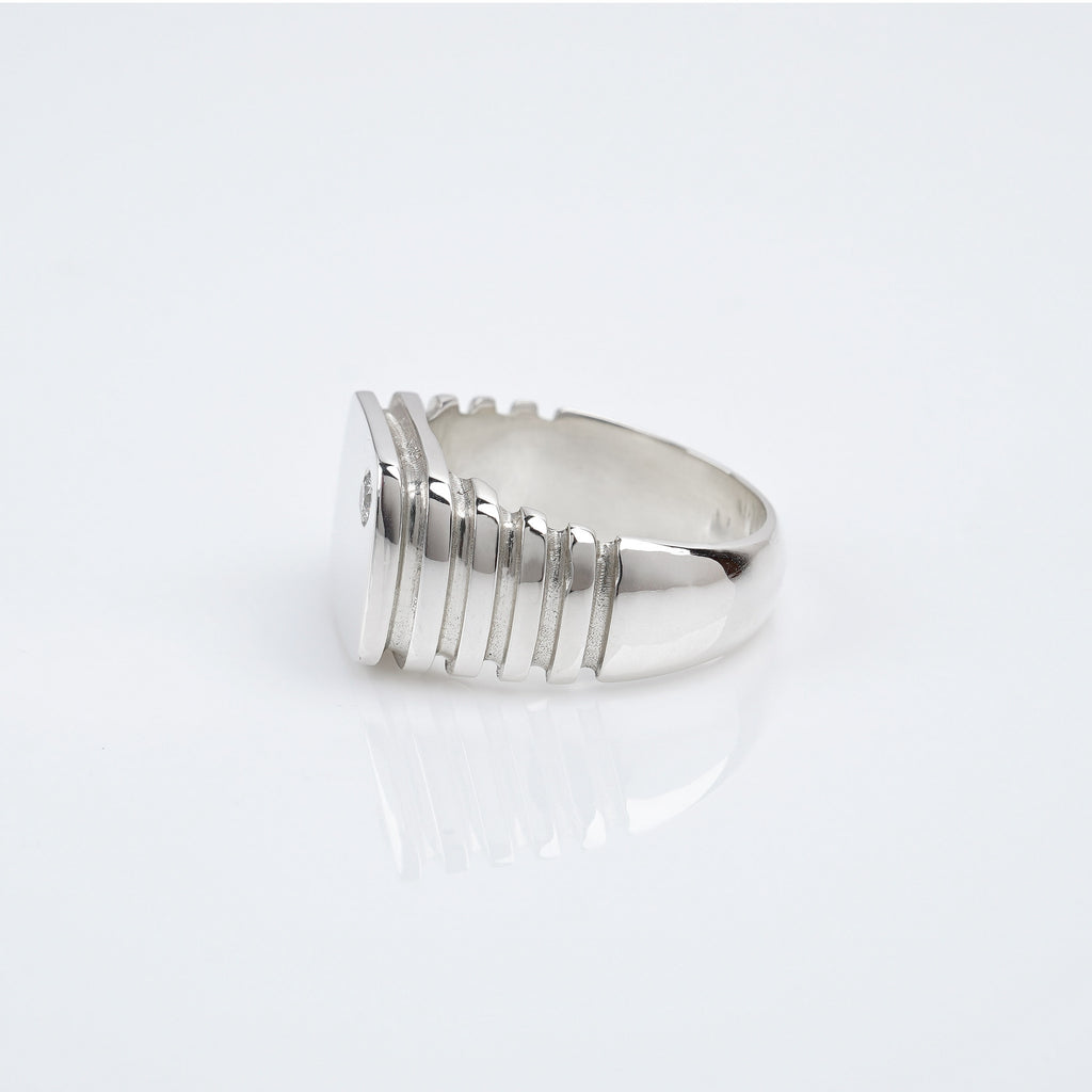 Growth Square Signet - Diamond